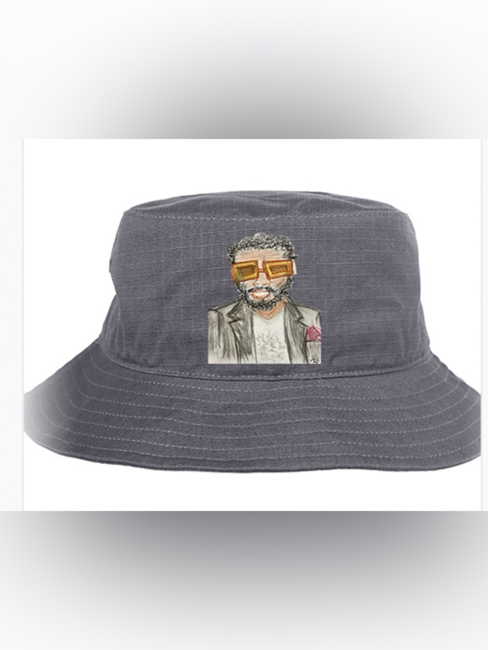 Bucket Hat with “I’m so Goo-Chee” Illustrated Patch